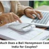 Bali Honeymoon Cost from India