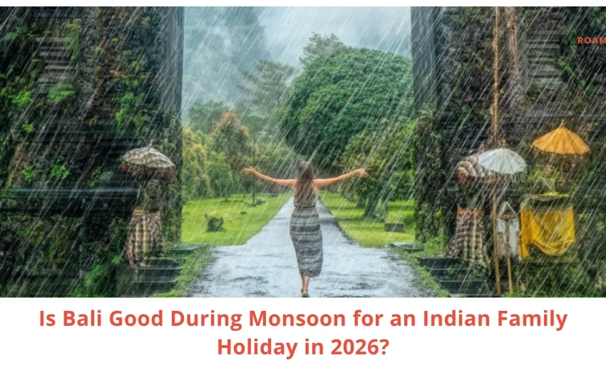 Bali in monsoon for family