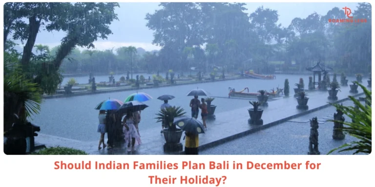 Family tour guide Bali in monsoon