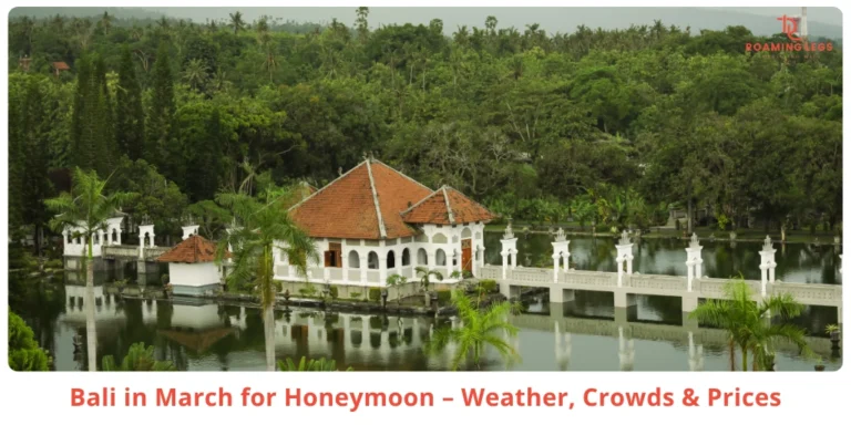 March honeymoon in Bali
