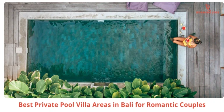 Private pool in bali honeymoon
