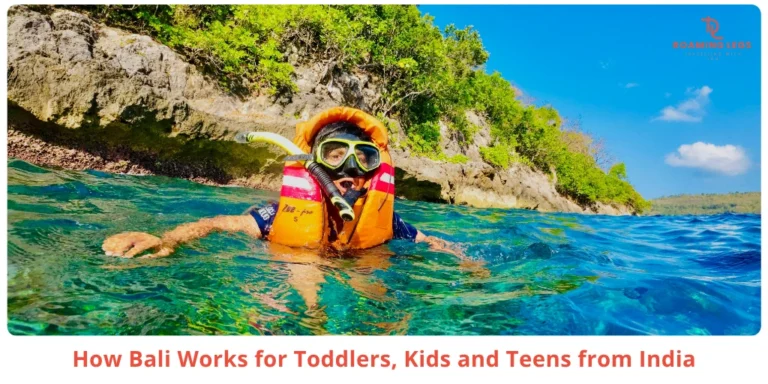Bali family tour age guide