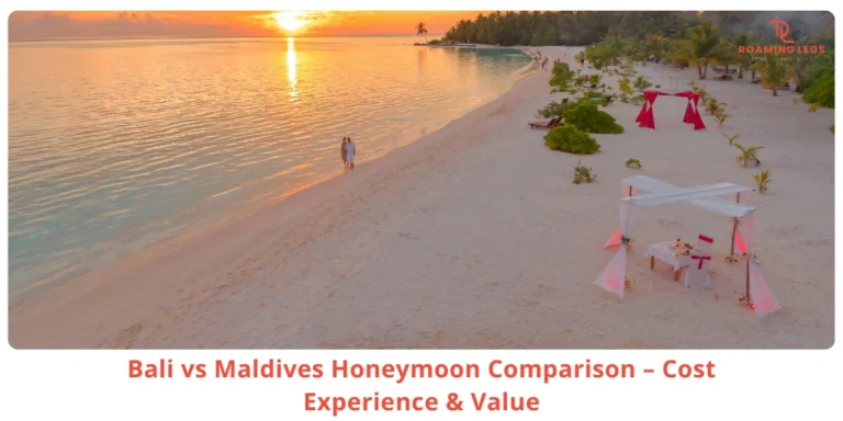 Bali vs Maldives Honeymoon exp and cost