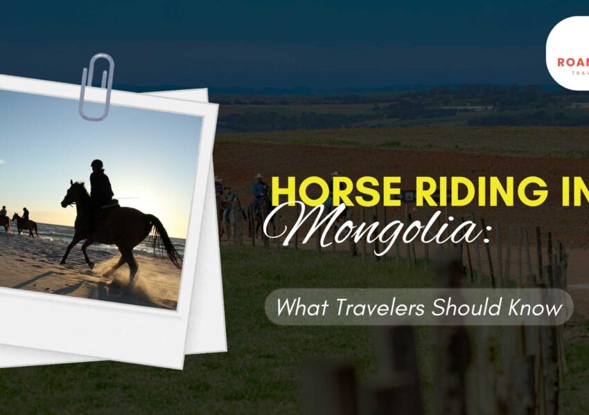 Horse riding in mongolia