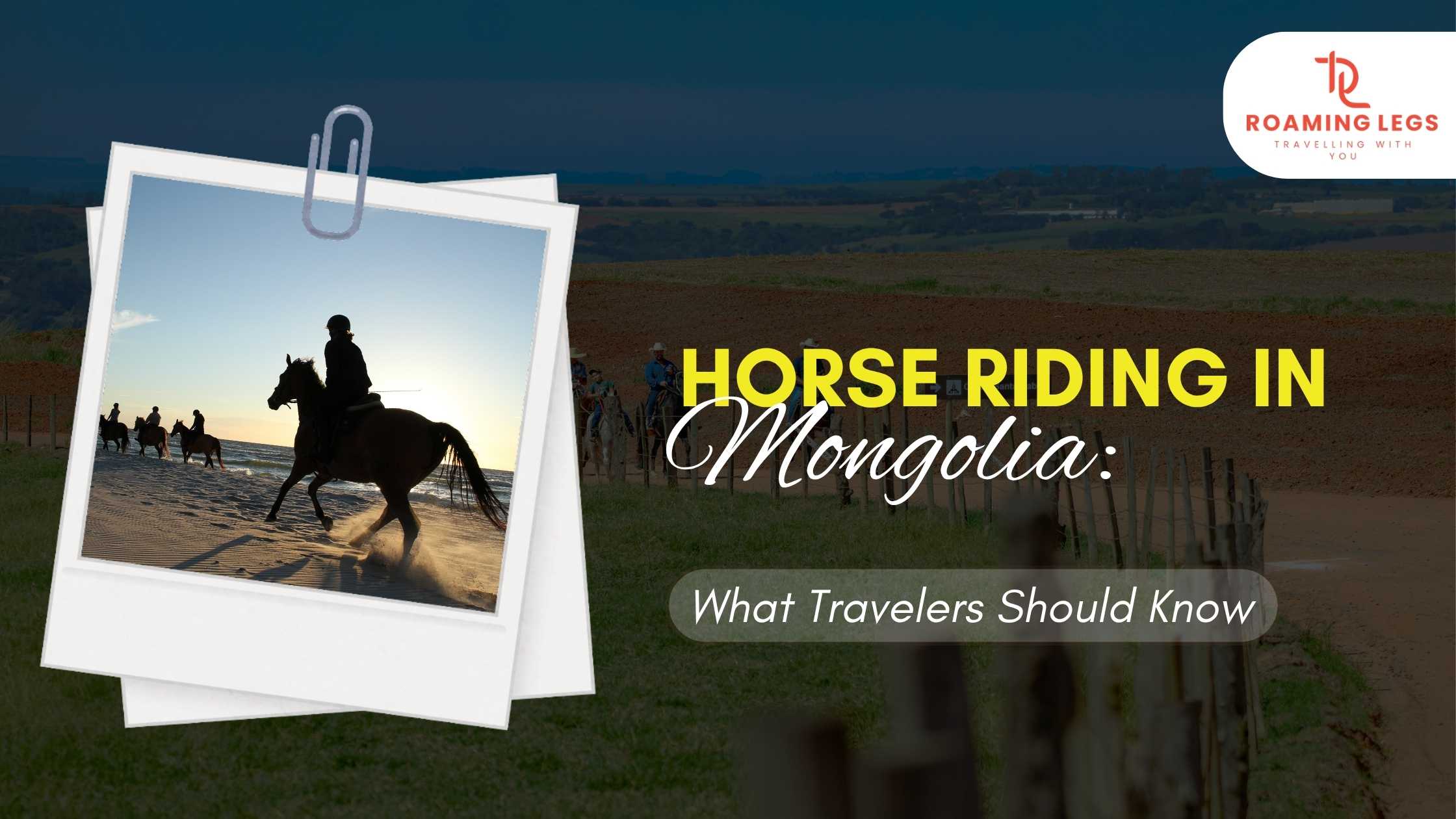 Horse riding in mongolia