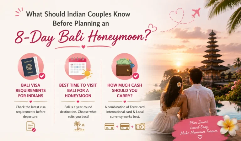 8 Day Bali Honeymoon Itinerary from India