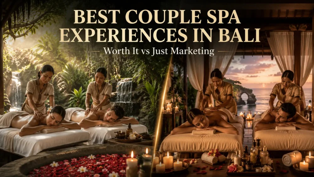 Which Couple Spa Experiences in Bali Are Actually Worth the Money? 3 Best Couple Spa Experiences in Bali What's Worth Booking and What's Just Marketing