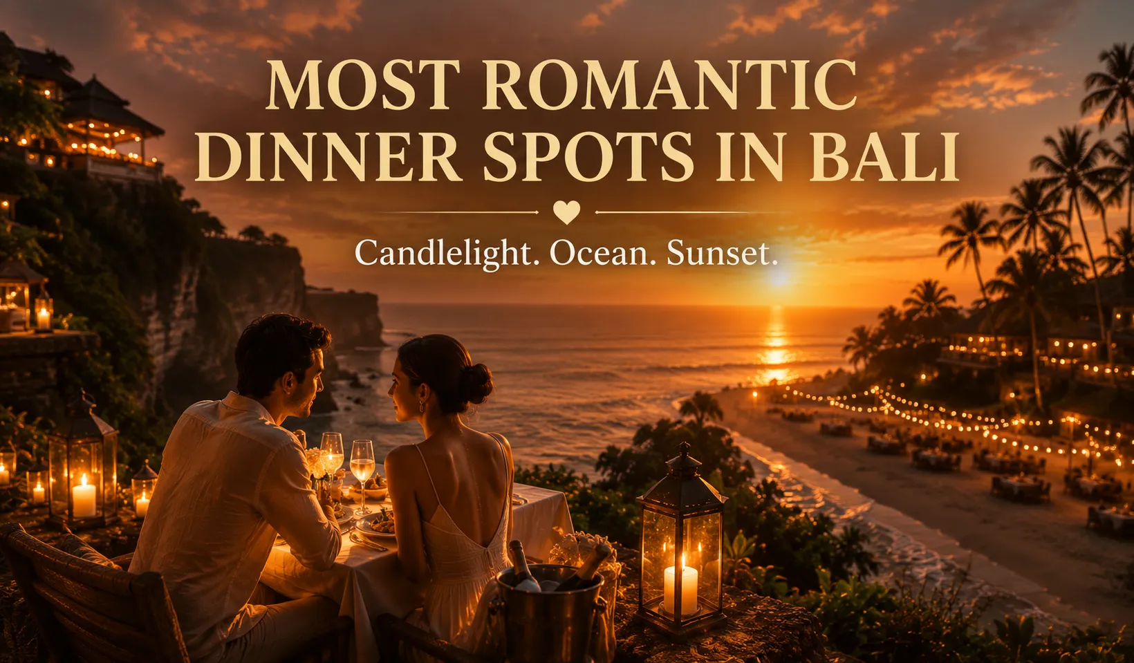 Best Romantic Restaurants and Candlelight Dinners in Bali for Couples