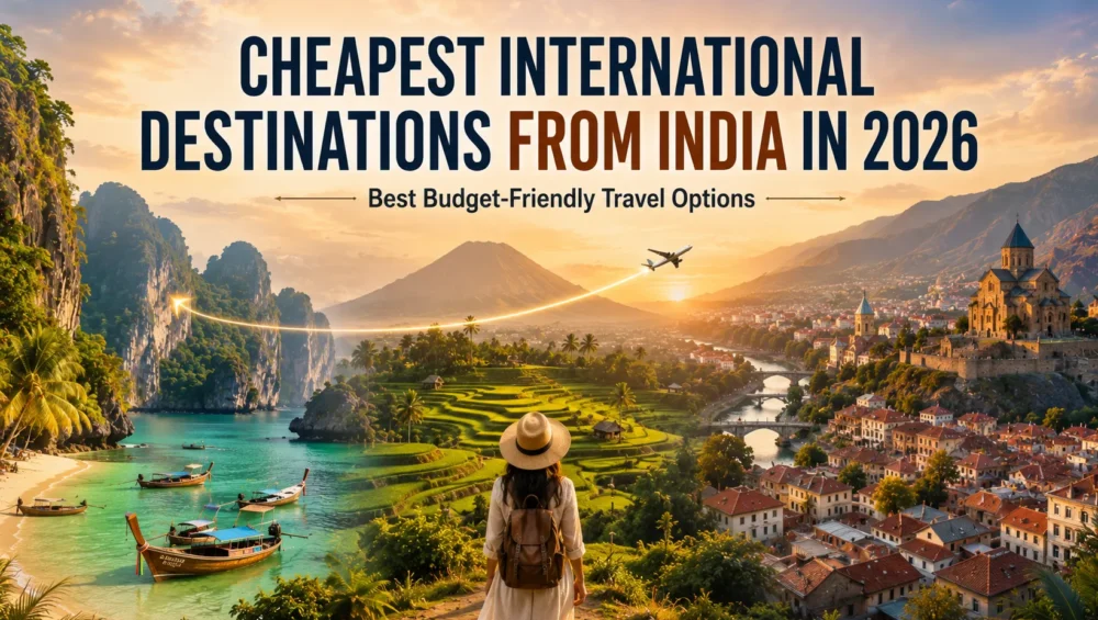 Cheapest International Destinations From India in 2026 1 Cheapest International Destinations From India in 2026