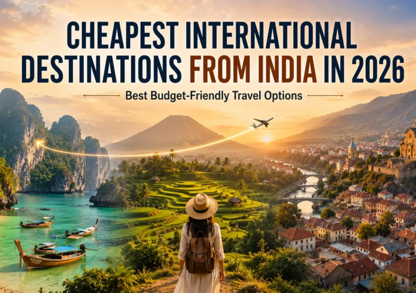 Cheapest International Destinations From India in 2026