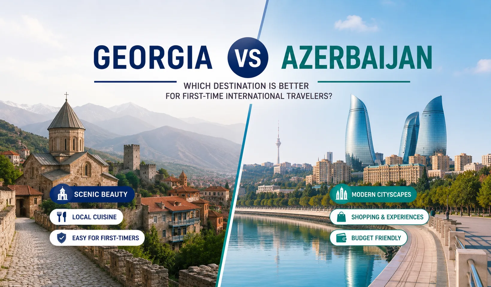 Georgia or Azerbaijan Which Is Better for FirstTime Travelers