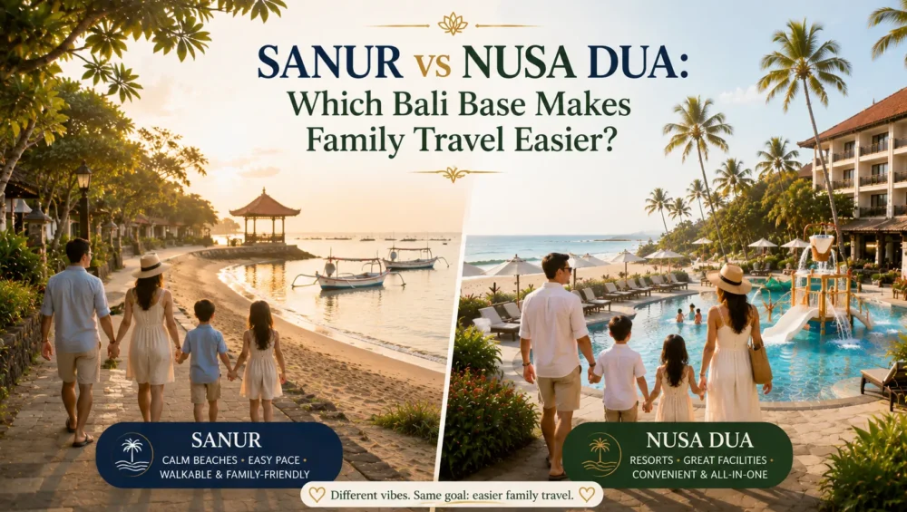 Choosing Between Bali's Easiest Family Beach Town and Resort Hub 31 Sanur vs Nusa Dua Which Bali Base Makes Family Travel Easier