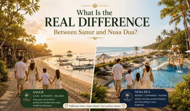 Sanur vs Nusa Dua real difference