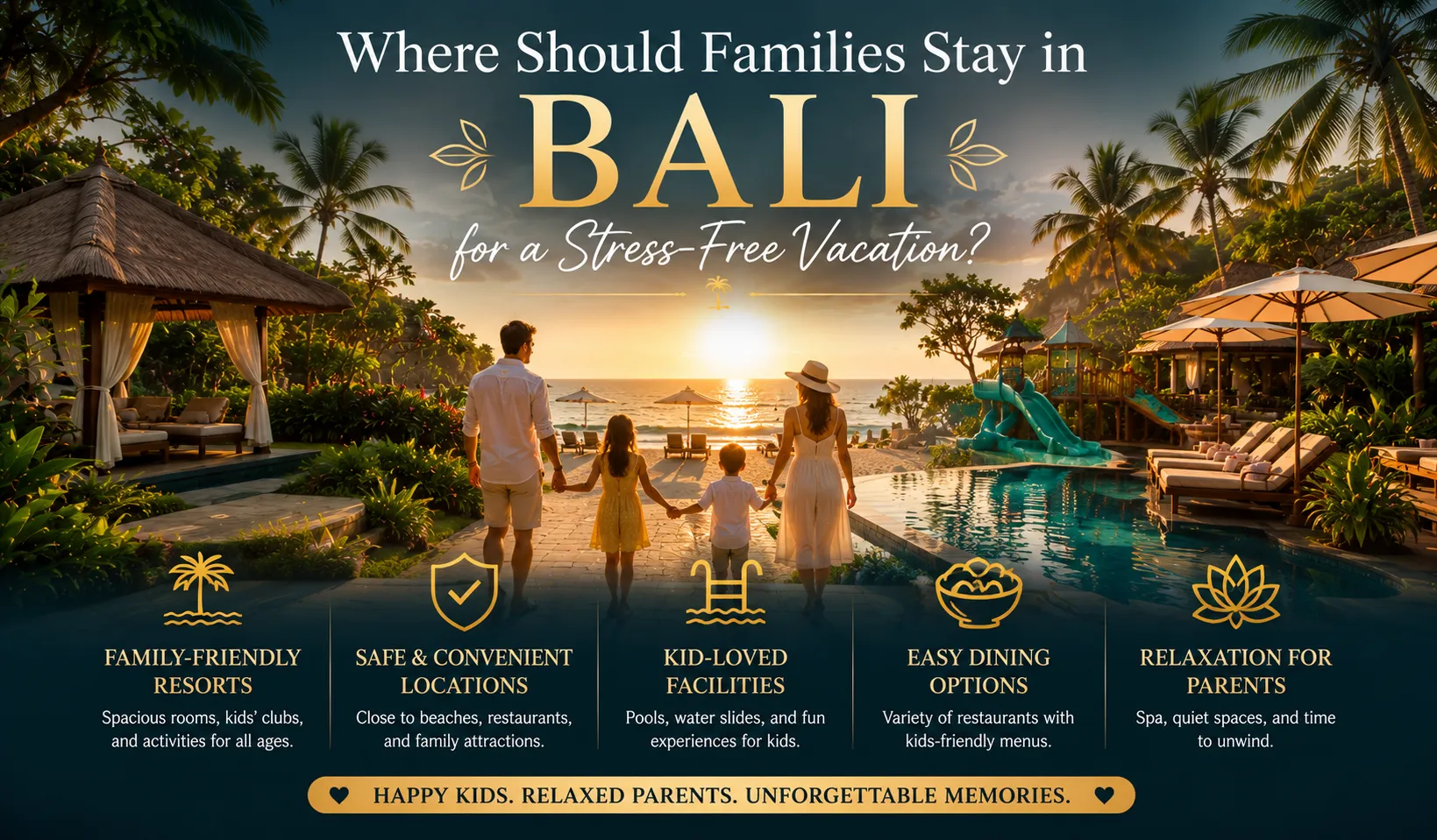 Where Should Families Stay in Bali for a Stress Free Vacation