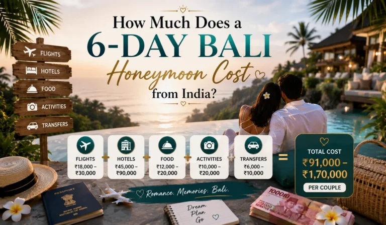 Why Bali Remains One of the Most Popular Honeymoon Destinations for Indian Couples