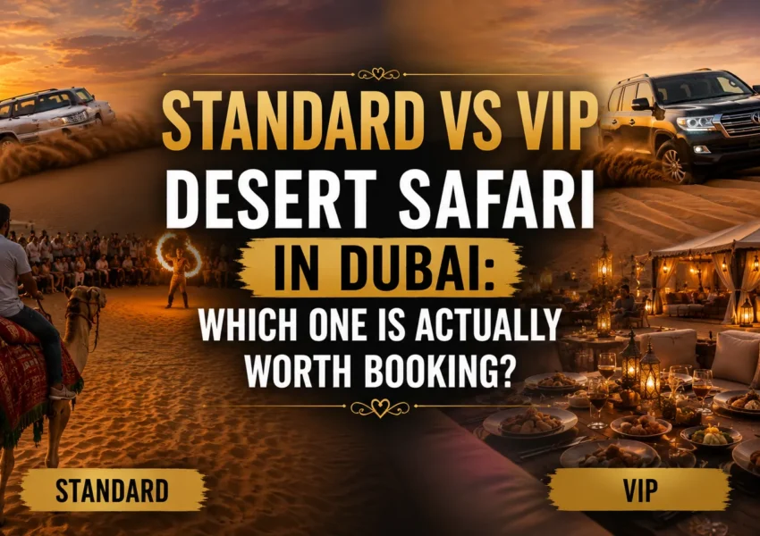Best Desert Safari in Dubai Standard vs VIP Experience