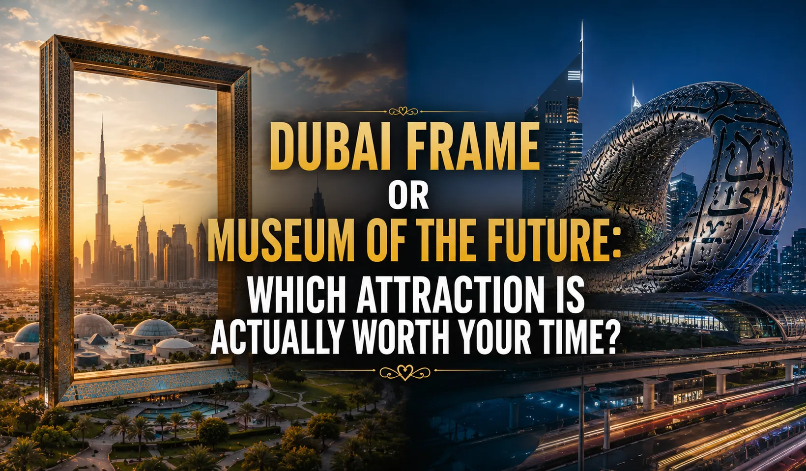 Dubai Frame vs Museum of the Future Which One Should You Choose