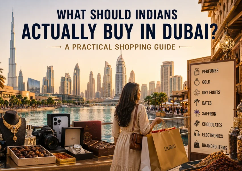 Dubai Shopping Guide for Indians What Is Actually Worth Buying
