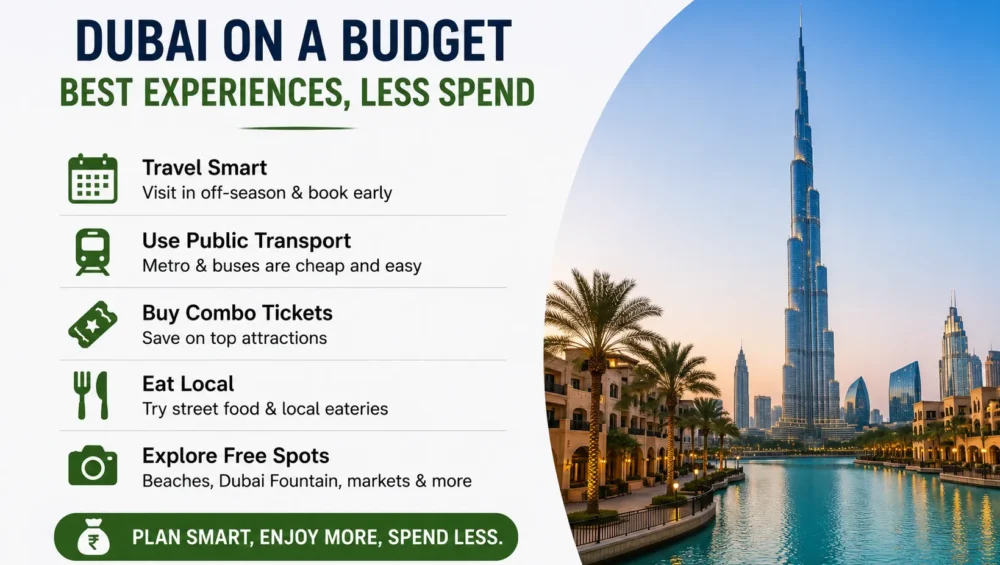 How to Visit Dubai on a Budget Without Missing the Best Experiences 1 Dubai on a Budget How to Visit Without Spending a Fortune