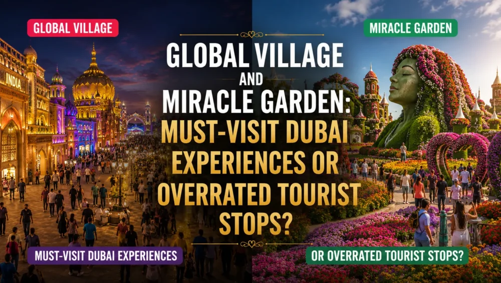 Global Village and Miracle Garden: Must-Visit Dubai Experiences or Overrated Tourist Stops? 6 Global Village Miracle Garden Worth Visiting or Tourist Traps