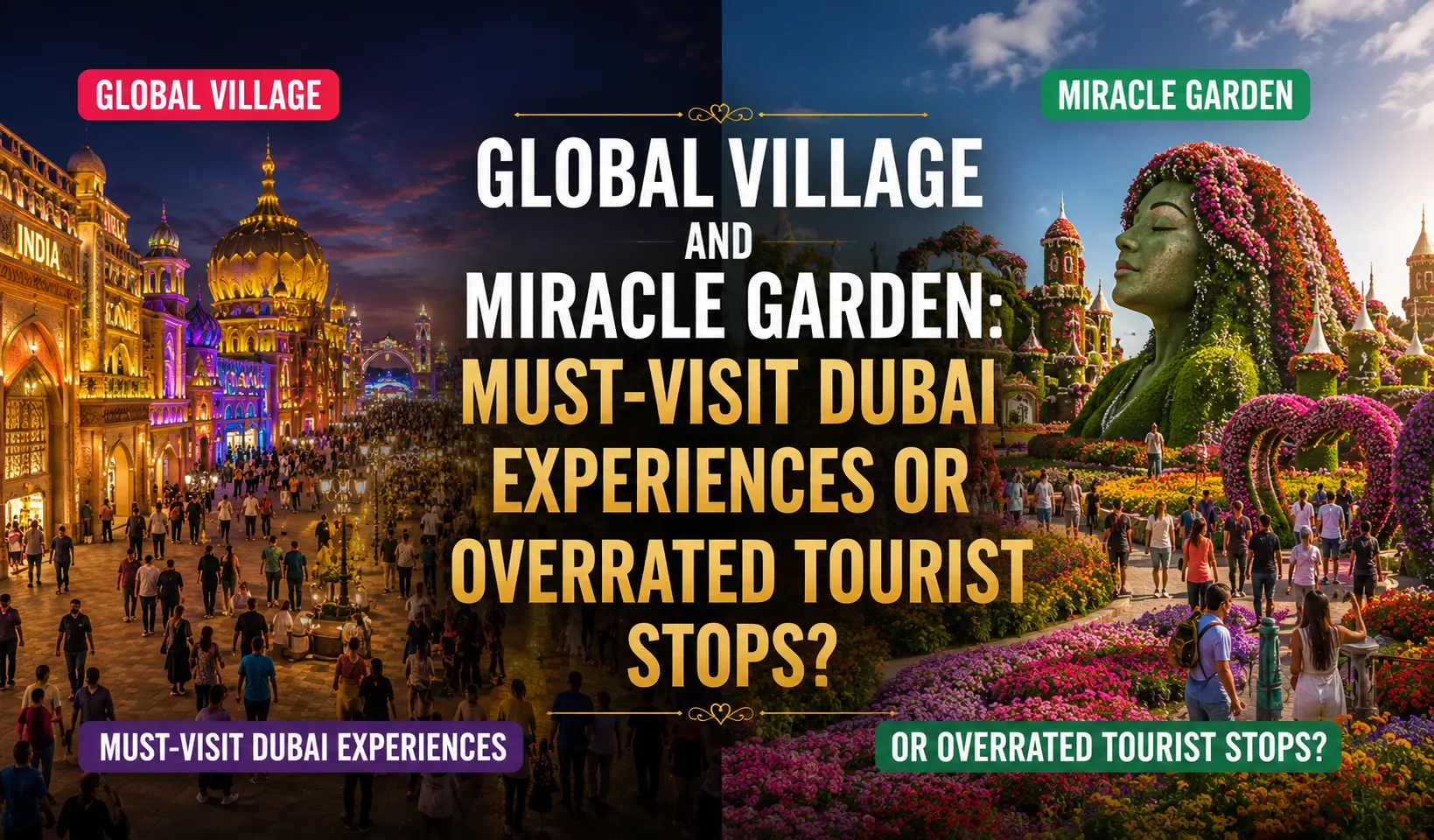 Global Village Miracle Garden Worth Visiting or Tourist Traps