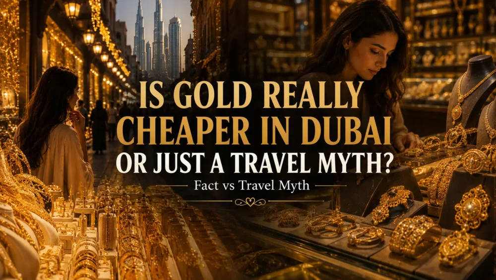 Is Gold Really Cheaper in Dubai or Just a Travel Myth? 1 Is Gold Really Cheaper in Dubai What Indians Should Know Before Buying
