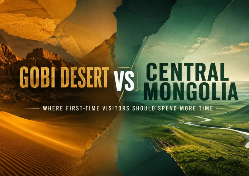 Should You Spend More Time in the Gobi Desert or Central Mongolia