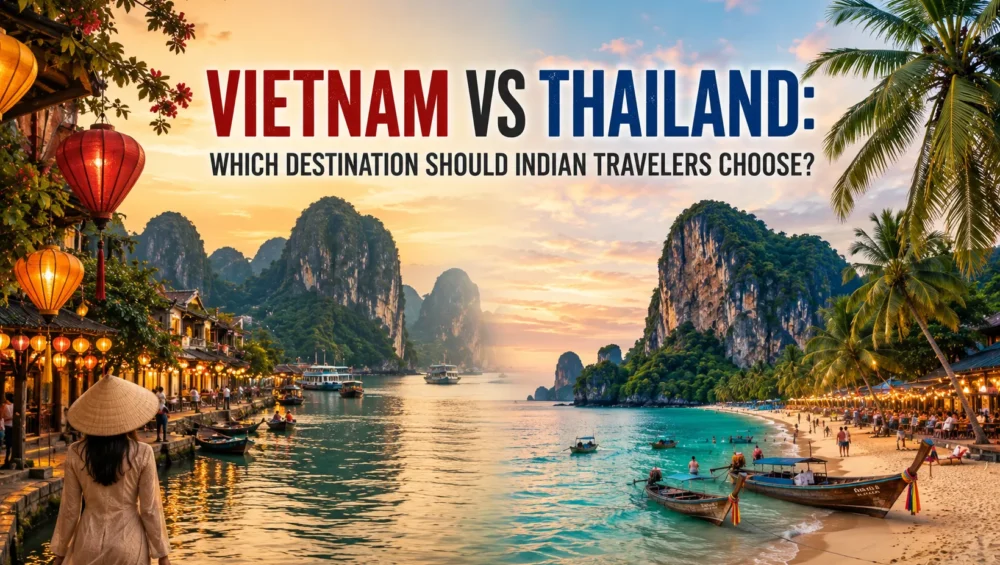 Vietnam vs Thailand: Which Destination Should Indian Travelers Choose? 1 Vietnam Thailand Which Is Better for Indian Tourists