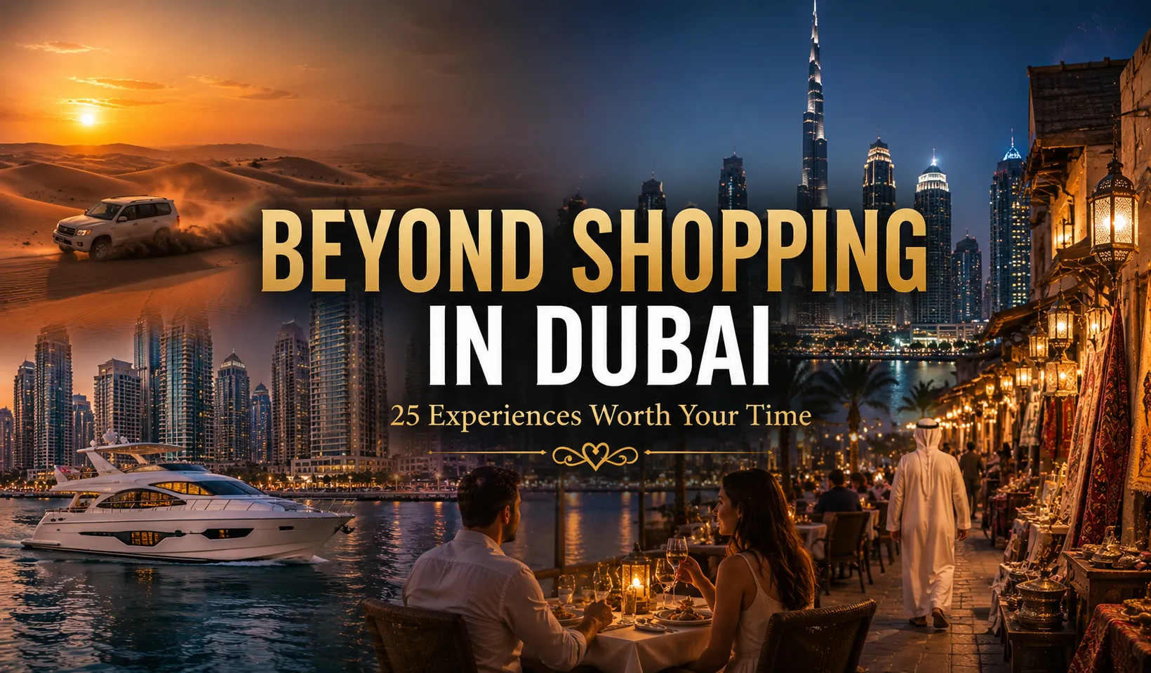 hings to Do in Dubai Besides Shopping 25 Experiences Worth Your Time