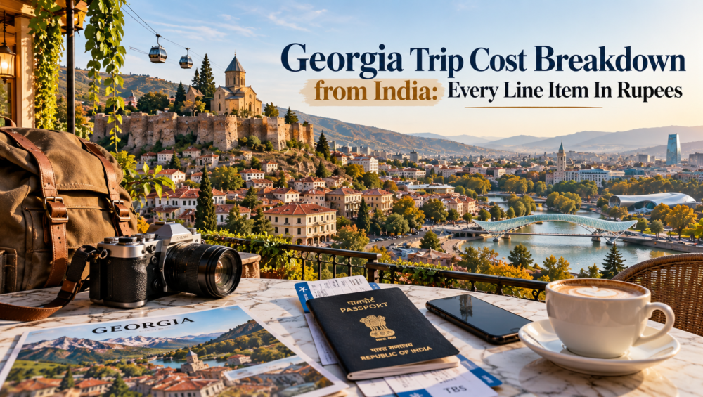 Georgia Trip Cost Breakdown from India: Every Line Item In Rupees (2026)