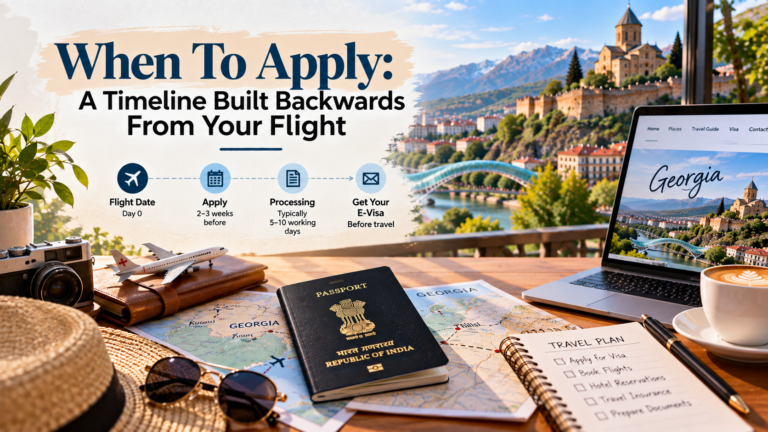 When To Apply A Timeline Built Backwards From Your Flight