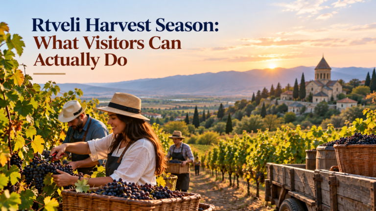 Rtveli Harvest Season What Visitors Can Actually Do