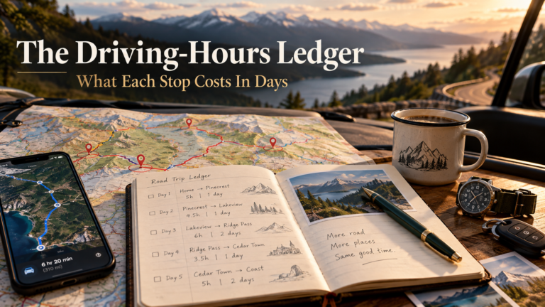 The Driving Hours Ledger What Each Stop Costs In Days