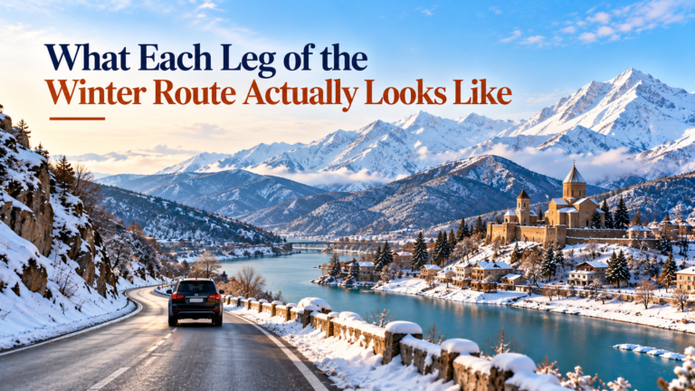 What Each Leg of the Winter Route Actually Looks Like